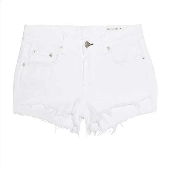 rag & bone Denim - Rag & bone white cutoff shorts